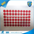 custom printing water sensitive Water Contact Indicator labels warranty VOID if labels turn red